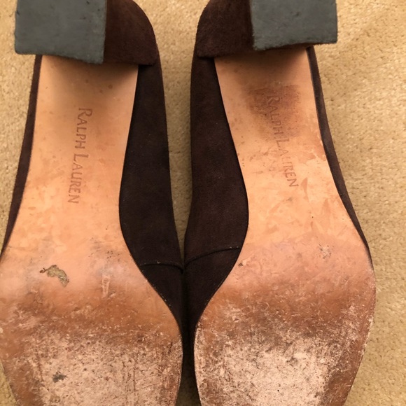 Heeled Loafer with Suede strap and Silver Buckle - Picture 6 of 6